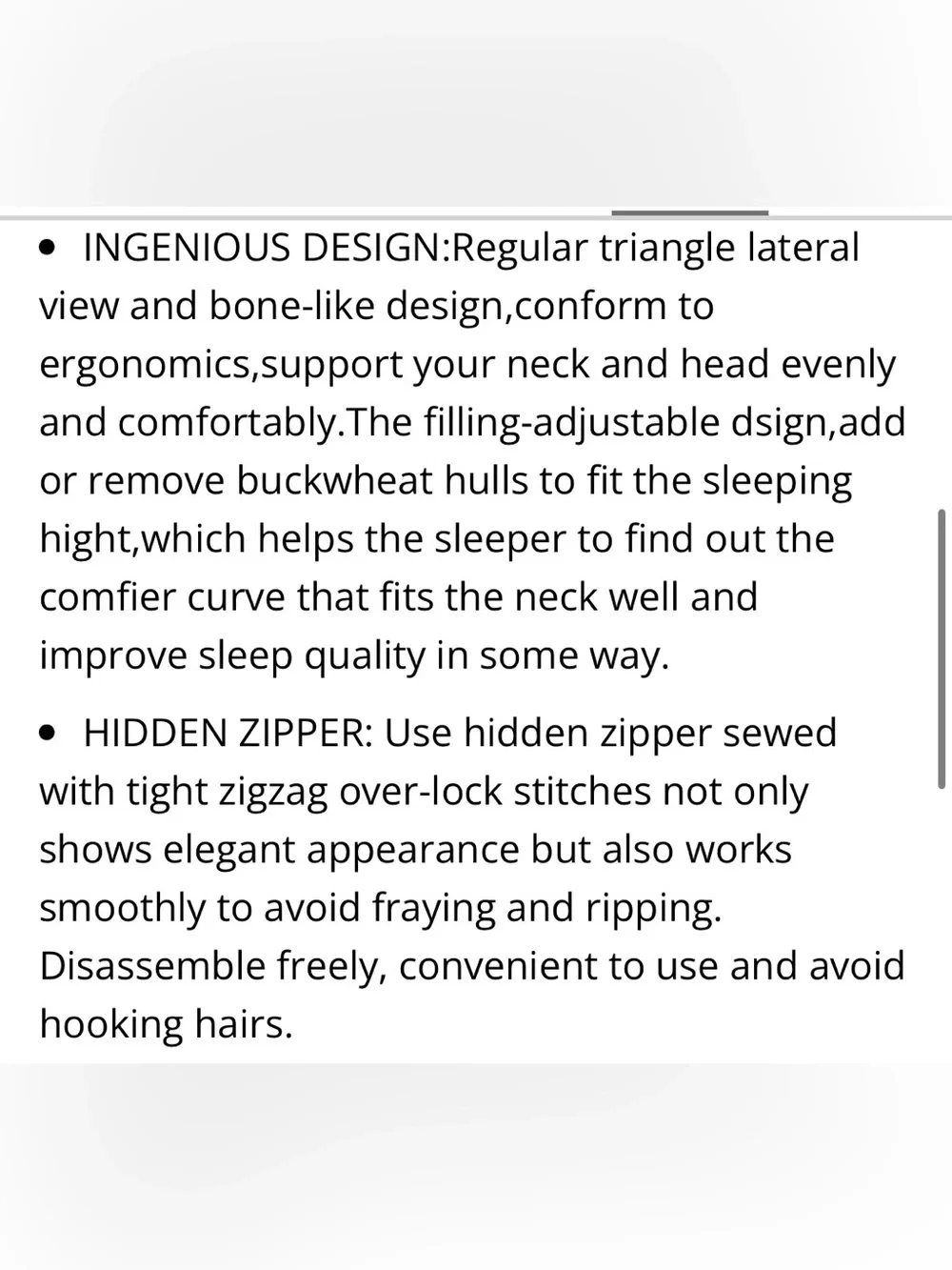 Buckwheat Neck Support Pillow - BEIGE